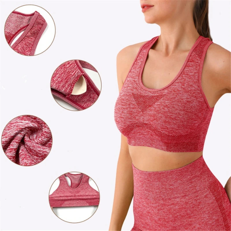 Yoga Set Gym Shorts Women Sport Bras Brassiere Workout Tops for Women Yoga Clothes Fitness Leggings Gym Set Seamless Yoga Sets